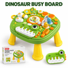 Montessori Busy House Other Educational Toys Dinosaur Piano Puzzle Game Baby Sensory Busy Board Toys for Toddler