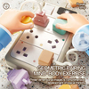 Toddlers Electrical Outlet Toy Montessori Simulation Power Strip Insert Geometric Pairing Activity Baby Busy Board with Light & Sound