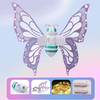 LED Electric Fairy Wings,Moving Butterfly Wings with Lights Music,Princess Dress up for Kids Girls