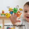 Kids Educational Color Matching Sorting Train Farm Animal Number Hand Puppet Early Learning Toys for Baby