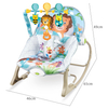 2 in 1 Cute Pattern Electric Music Toys Newborn Vibrating Baby Sleep Recliner Rocking Chair for Baby