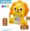 Lion Piano Light up Tummy Time Baby Musical Toys for Toddlers 1-3 Early Education Birthday Gift Made of Durable Plastic