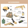 Kids Pretend Play Plastic Army Guns Creative Simulation Equipment Interactive Education Boys Role Play Military Toys for Kids