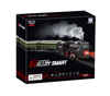 Smart Alloy Electric Train Set for Kids — Track Toy with Smoking Fog Effect, LED Lights, Music & Realistic Sound Effects, Battery Operated Trains Toys with 3.7V 500mAh Li-ion Rechargeable Battery