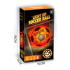 USB Rechargeable Glow in Dark Rubber Football Outdoor Sports Training Toy | LED Light Up Soccer Balls