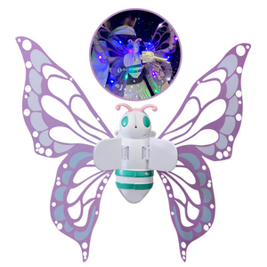 LED Electric Fairy Wings,Moving Butterfly Wings with Lights Music,Princess Dress up for Kids Girls