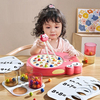 Kids Learning Materials Early Education Toy Clip Beads Chopsticks Kids Educational Toy Color Matching Kids Board Game