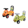 Kids Ride on Sliding Car Cartoon Toy Car with Steering Wheel & Backrest 4 Wheels Baby Walker Balance Car for Toddlers