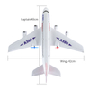 RGH5281531 Rc Plane A380 Mode Rc Plane Easy to Fly Stunt Roll Fixed Wing Plane 3CH EPP Remote Control Glider