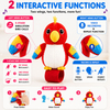 Talking Record Repeat Plush Parrot Wrist Slap Band Toy Interactive Singing Bird Stuffed Animal Early Educational Sensory Toys