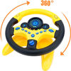 Educational Games Electric 360 Degrees Rotation Simulation Car Driving With Key of Light Music Baby Steering Wheel Toys
