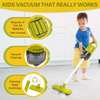 Girls Pretend Play Vacuum Cleaner Toy - Mini Cleaning Set Plastic Home Appliance Simulation Role Play Educational Toys for Preschool Kids Children Ages 3-8