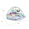 4 in 1 Baby Play Gym, Activity Gym Ball Pit with Tummy Time Mat & Sensory Toys, Foldable Infant Playing Mat for Newborn to Toddler, Machine Washable