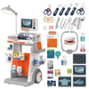 TOYSBASE Children Doctor Play Set for Kids Ages 3-7, ABS Plastic Medical Role Play Toy with Stethoscope, Medical Tools, Rolling Doctor Cart & Teeth Model, Pretend Play Educational Toy Gift for Boys 