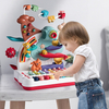 Multifunction Piano Juguetes Educativos Sliding Ball Track Roller Coaster Baby Keyboard Toys