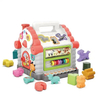 Multifunction Learning House Shape Sorter Montessori Sensory Toys Baby Activity Cube for Kids