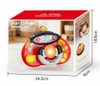 Montessori Baby Educational Toys Gift Set Driving Simulator Game Cognitive Sensory Light Music Interactive Steering Wheel Toy