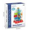 Montessori Space Rocket Music Gears Plastic Busy Board for Baby Toddler Learning Development