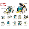 IZH5285886 12 in 1 DIY Science Educational Experiments Robotic Toys Moon Exploration Ideal STEM Solar Robot Toys
