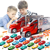 Hot Selling Toy Truck for Kids Construction Die Cast Metal Alloy Small Car Diecast Carrier Friction Vehicles Trailer Toy Truck