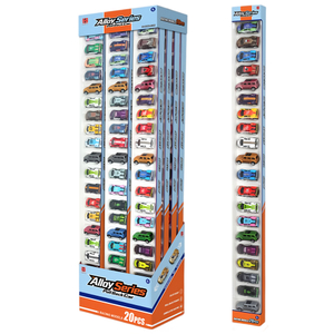 1:64 Die-cast Alloy Toys Pull Back Car,20 PCS