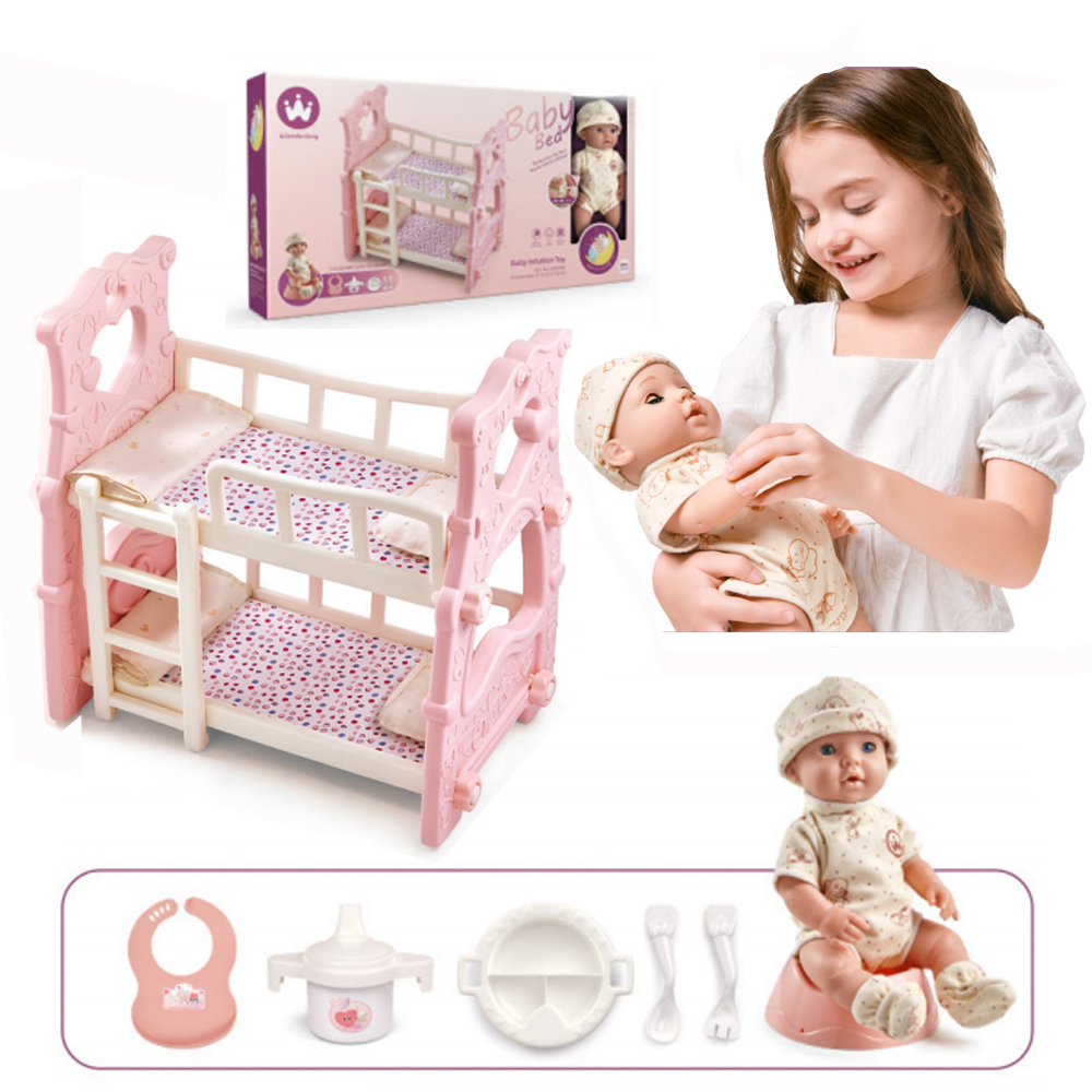 DBC5284248 Double-layer bed with 16-inch doll 