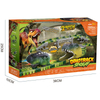 183Pcs Tracks Set Kids Construction Race Track Toy Educational Assemble Plastic Dinosaur Slot Car
