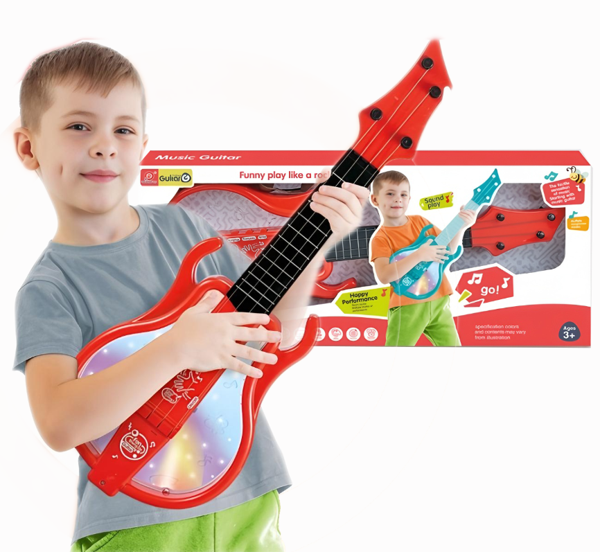 898-520 Light and Musical Touched Electric Guitar Toys
