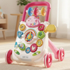 Plastic Toys Multi-functional Toddler Learning Educational Activity Stroller Montessori Musical Walker for Baby