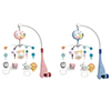 Kids Plastic Remote Baby Musical Crib Mobile with Projector and Night Lights Baby Toy