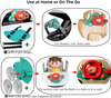 Toddler Steering Wheel Simulation Driving Toy with Turn Signals, Horn & Music