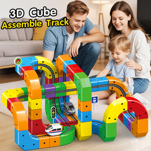 Wholesale 3D Magnetic Train Track Set China Manufacturer Supplier 