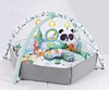 Soft Thicken Baby Gym Activity Play Mat 4-In-1 Newborn Play Mats, Ball Pit Tummy Time Baby Playmat with Toys