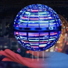 Boomerang Flying Orb Ball Toy for Kids Ages 6+, LED Magic Spinner with 360 Rotating Hover & Boomerang Return, Mini UFO Drone Flying Ball with LED Lights, Fun Indoor Outdoor Party Game Gift for Boys 