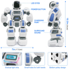 Smart AI STEM Rechargeable Programmable Educational Plastic RC Robot Toy for Kids with Remote Control