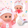 14 Inch Full Body Silicone Baby Dolls, Realistic Reborn Doll That Pee and Drink, Baby Doll Care Accessories Set with Backpack, Kids Toys Gift for Girls Toddlers Ages 3+