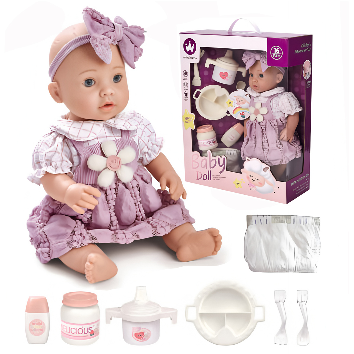 DBC5284220 16 Inch Doll Set