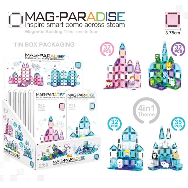  3D Magnetic Building Block Toy Sets IBZ5284560