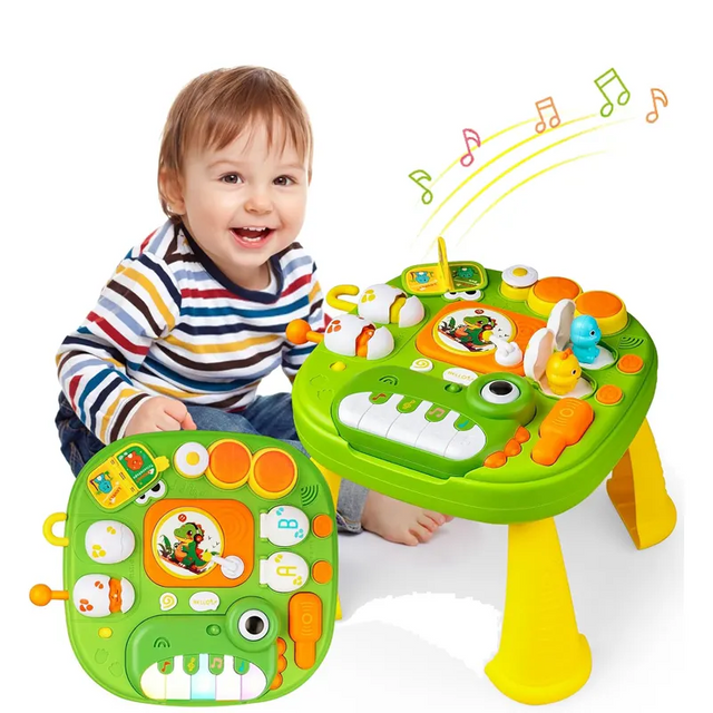 Montessori Busy House Other Educational Toys Dinosaur Piano Puzzle Game Baby Sensory Busy Board Toys for Toddler